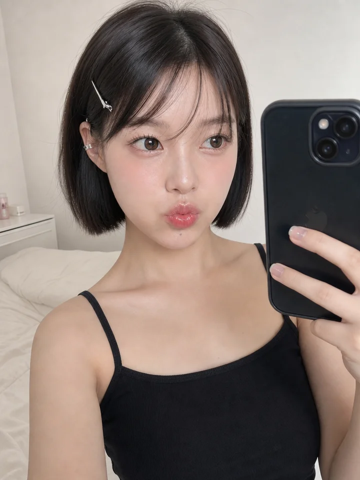 캐럿AI가 만든 인물 사진이에요.