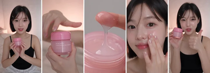 완성 영상의 장면을 순서대로 뽑은 프레임이에요.