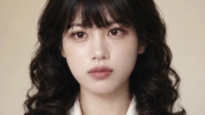 5번 컷. 여직원은 1.8초 동안 말없이 남자를 보다가 대답해요.