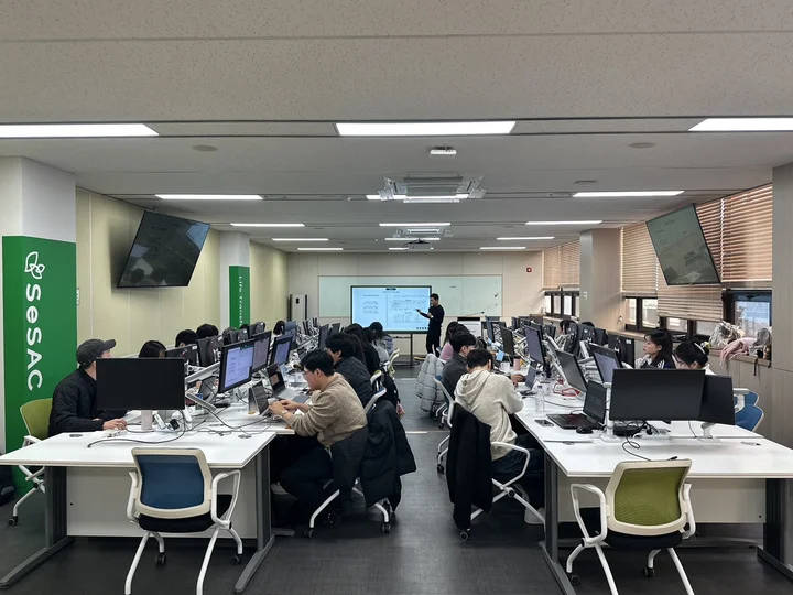 아이보스 새싹(취업사관학교) 마케팅 강의 현장